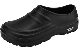 Men's/Women's Plush Lined Chef Shoes, Ideal Work Shoes for Kitchens, Anti-Slip, Oil-Resistant, Odor-Resistant