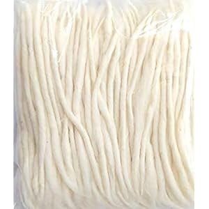 NRSON® Products New Hand Made White Cotton Long Diya Batti (Wicks) / Long Diya Batti for Puja (Wicks) / Jot batti for…