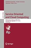 Image de Service Oriented and Cloud Computing: 4th European Conference, ESOCC 2015, Taormina, Italy, September 15-17, 2015, Proceedings (Lecture Notes in Compu