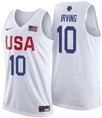 Kyrie Irving #10 USA Jersey all sizes Dream Team 2016 Rio Olympics Sewn (Medium)