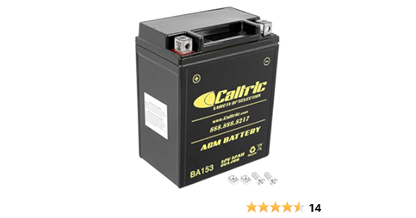 Amazon Com Caltric Compatible With Agm Battery Polaris Scrambler 500 4x4 00 12 Automotive