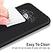 TORRAS [Love Series 6S Plus Case / 6 Plus Case, Liquid Silicone Rubber Gel Soft Microfiber Cushion Shockproof Case Compatible with 6 Plus / 6S Plus, Black