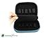 Soothing Terra Kumi Roller Bottle Carrying Case for Essential Oils - Portable Hard Shell Travel Case (Blue)