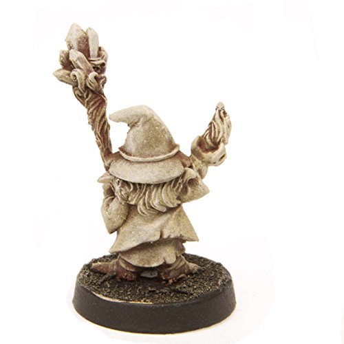 Stonehaven Gnome Wizard Male Miniature - 28mm Table Top Wargame Figure