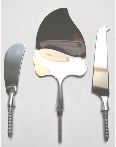 Ultimate Stainless Cheese Serving Set (Imported from Europe) Woodturning Kit