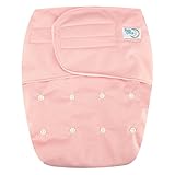 Happy Endings Teen / Adult Hook & Loop Closure Reusable Cloth Diaper Incontinence - Pink
