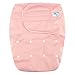 Happy Endings Teen / Adult Hook & Loop Closure Reusable Cloth Diaper Incontinence - Pink
