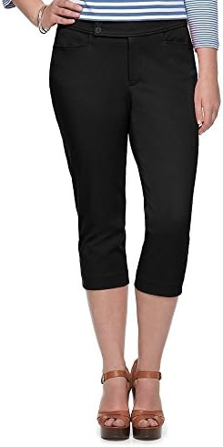 Women Sliming Fit Chap Capri, Size 6P