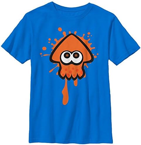PLUSa Nintendo Splatoon Orange Inkling Squid Boys Graphic T Shirt S