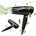 Greatic Hair Dryer, Lightweight Negative Ion Fast Dry Blow Dryer Quick Dry Portable Hair Dryer (Black)