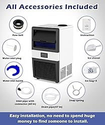 Commercial Ice Maker Machine, 70 LBS/24H Under