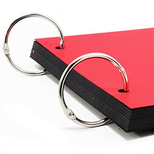 AIKE Book Rings Metal Loose Leaf Binder Rings Key Rings for Scrapbook/Album/Craft 20Pcs (1.5inch/38mm) - Thumbnail 4