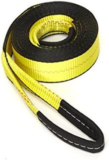 Tanaka Heavy Duty Tow Strap, 10,000 Lb Capacity (2" x 20' recovery)