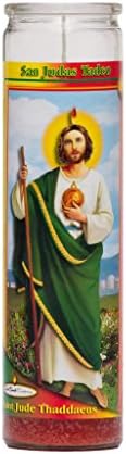 St Judas Tadeo Religious Prayer Candle / San Judas Tadeo Novena Vigil Candle