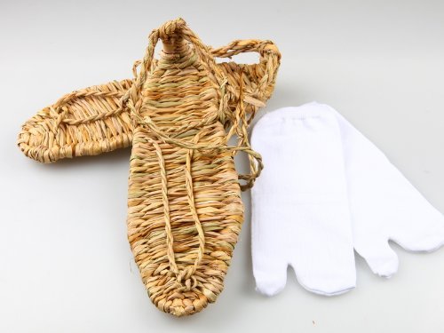 Tabi socks sandals BLEACH Cosplay Bleach wind straw sandals (L) (japan import)