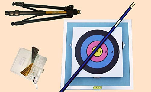 本格 筒色青 ネイル矢 刺さる タイプ競技 両面 的吹き矢スタンドセット Nks B01bsgavik