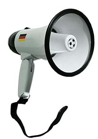 Megafon Fußball Fan Fanfare Deutschland Germany