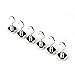 JLER 9 Pound Tension Magnetic Hooks Powerful Neodymium Magnet Mount Hook as Keys holder towels or tools keeper Declutter Your Space 6 pack
