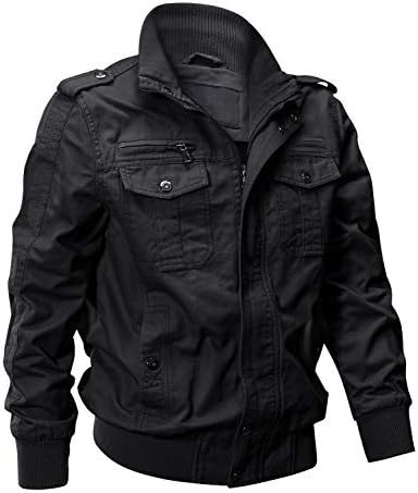 CHEXPEL Men's Thick Winter Jackets with Hood Fleece Lining Cotton
