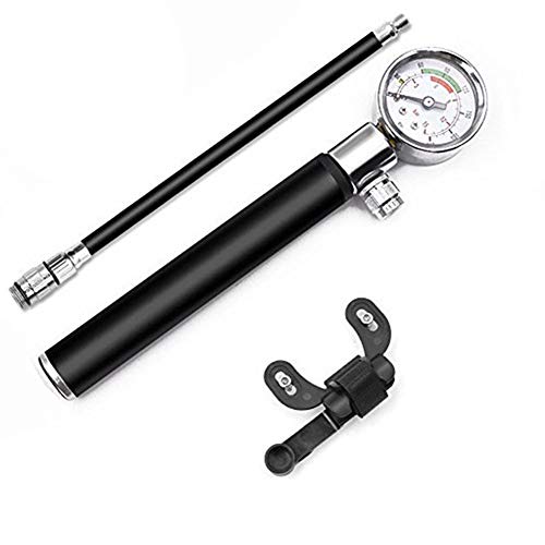 Studyset High Pressure Meter Shock Bicycle Pump & Gauge Hand Bike Air Supply Inflator