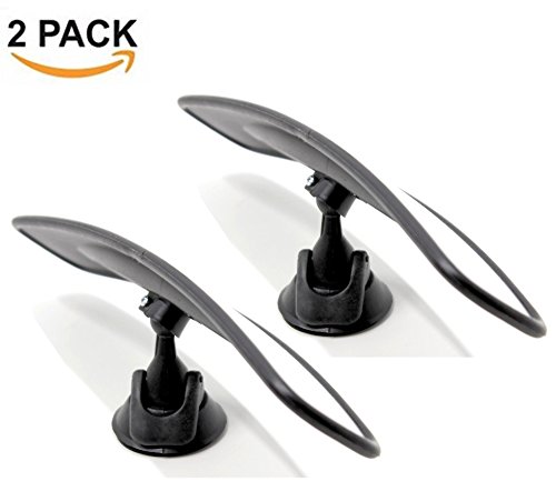 OtoLiman 2 Pack Universal Car 330mm Panoramic Interior Rearview Mirror/Removable Suction Cup/for All Cars/Convex Wide Angle Rear View - Thumbnail 3