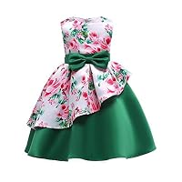 Cool-Eletina Toddler Flower Girl Dresses Formal Special Occasion Party Gown Dresses Green