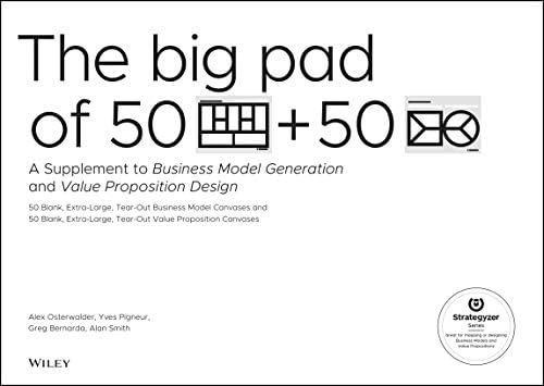 The Big Pad of 50 Blank, Extra-Large Business Model Canvases
