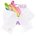 JoJo Siwa Large Cheer Hair Bow (White)