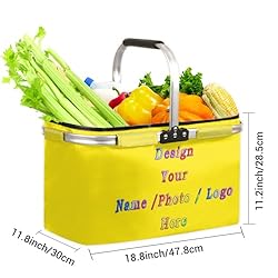 Market Basket Collapsible Large Reusable Shopping