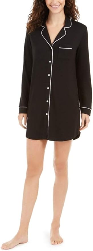 button front sleep shirt