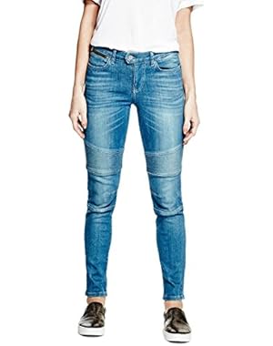 GUESS Women's Veronique Biker Jeans