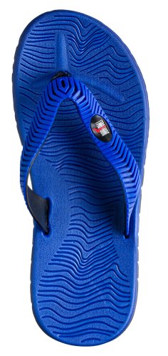 Bertelli Mens New Classic Wavy Deign Thong Beach Sandal Flip Flps in 4 Hot Colors