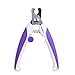 Joymoze Professional Pet Nail Clippers and Trimmer for Dog with Non-Slip Handles and Lock Purple Big