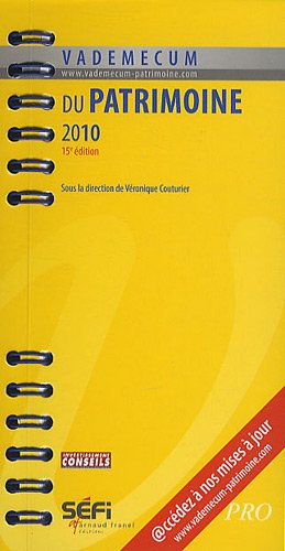 Vademecum du patrimoine 2010