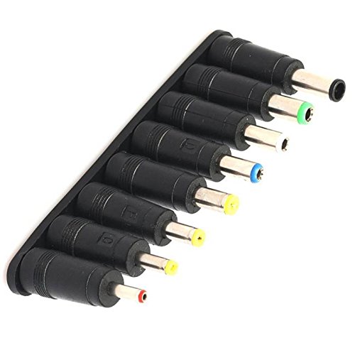 VizGiz 8 Pack 5.5mm x 2.1mm Female DC AC Power Supply Plug Jack Adapter Connector to 8 Male DC 6.0x1.4mm 6.3x3.0mm 5.5x2.5mm 5.5x1.7 Tips Sets for Lenovo Thinkpad Dell Sony Laptop Asus HP LED Strips - Thumbnail 3