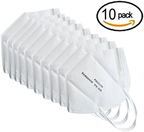 HONGZHESHEN Dust Mask Anti Pollution Mask Outdoor Protection N95 breathing mask Pack of 10