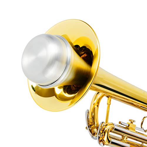 Eastrock Trumpet Mute,Lightweight Aluminum Mini Trumpet Practice Mute