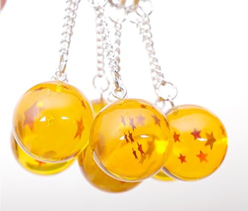 Gamilys Anime Collectibles Keychain 2.5cm Collectible Crystal Glass 7 Stars Balls Pendant 7 star Complete set …