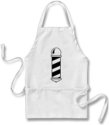 VetiVer Pretty Aprons Hair Dressing Barber Shop Pole Man Apron