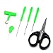SAMSFX Carp Fishing Baiting Rig Tool Set Bait Needle Drill Puller Stringer and Driller