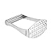 Ergonomic Stainless Steel Masher with Horizontal Handle for Potatoes, Vegetables and Fruits by Kitchen Maestro