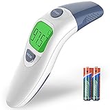 Baby Thermometer, URWILL Medical Forehead and Ear Thermometer, Infrared Digital Temporal Thermometer for Fever, Clinical Instant Thermometer Suitable for Baby, Infant, Toddler and Adults