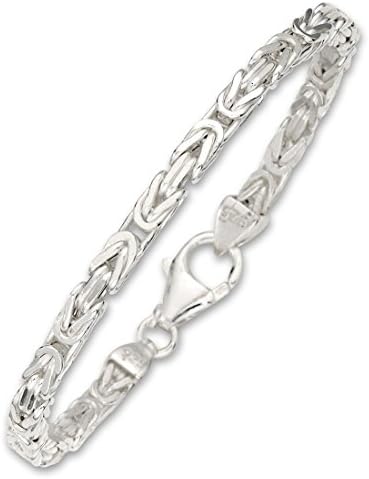 SA Chains2mm sterling silver 925 Italian Byzantine, Birdcage chain necklace bracelet anklet