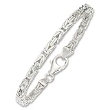 2mm thick solid sterling silver 925 Italian Byzantine, Etruscan, Birdcage, Bird's Nest, King's Braid link chain necklace bracelet anklet jewelry - 15, 20, 25, 30, 35, 40, 45, 50, 55, 60cm