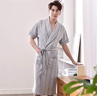 short sleeve summer dressing gown