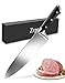 Professional 8 inch Chef Knife - Upgrated Full Tang Kitchen knife German High Carbon Stainless Steel Sharp Chopping Knife Well Balanced, Pakka Wood Handle, with Gift Case, By Zvpod