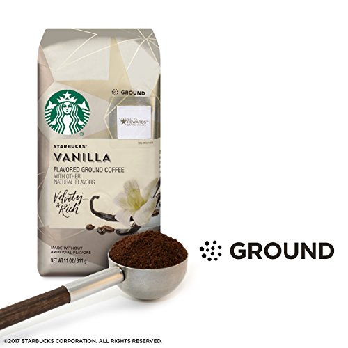 STARBUCKS GROUND COFFEE, FLAVORED HOT OR ICED COFFEE, VANILLA, 11 OZ ​
