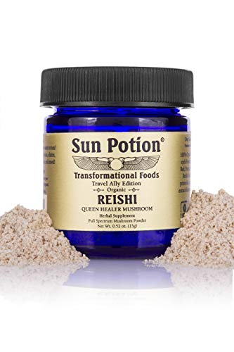 Sun Potion Reishi Mushroom Powder (Organic) - Queen Healer Mushroom (15g)