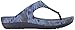 Crocs Women's Sloane Soft Floral Flip Flop, Navy, 7 M US