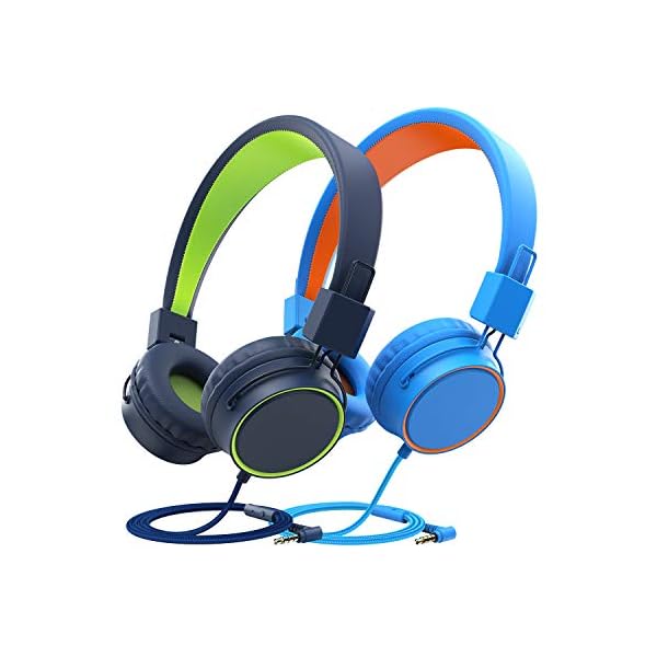 CCHKFEI-Kids-Headphones-Wired-Headphones-for-Kids-Adjustable-Headband-Stereo-Sound-Foldable-85dB-Safe-Volume-Limited-Childrens-Headphones-for-ChildrenTeensBoysGirls CCHKFEI Kids Headphones -Wired Headphones for Kids, Adjustable Headband Stereo Sound Foldable 85dB Safe Volume Limited…